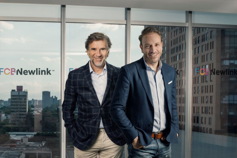Sergio Roitberg, CEO y presidente de Newlink Group y Eric Descombes, CEO partner y presidente de FCBNewlink