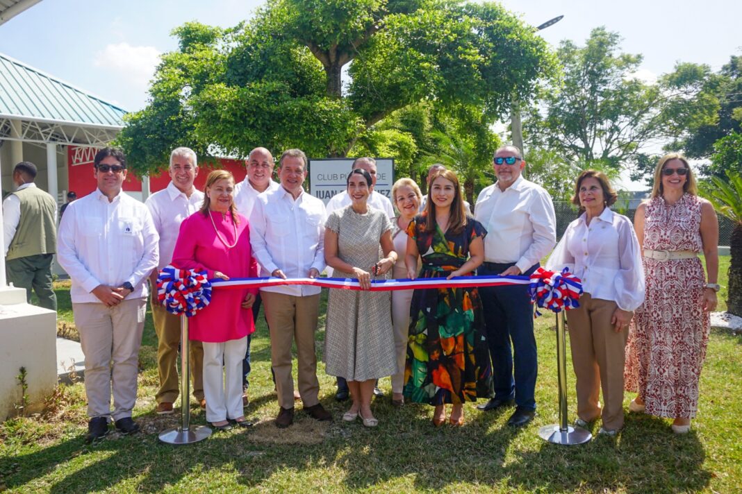 Primera Dama, MICM, PepsiCo y ADOCEM inauguran remodelación del Club Público Juan Rodríguez en La Vega