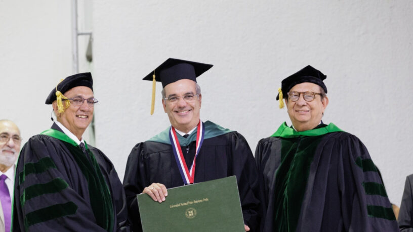UNPHU otorga al Presidente Luis Abinader Corona, el doctorado Honoris Causa