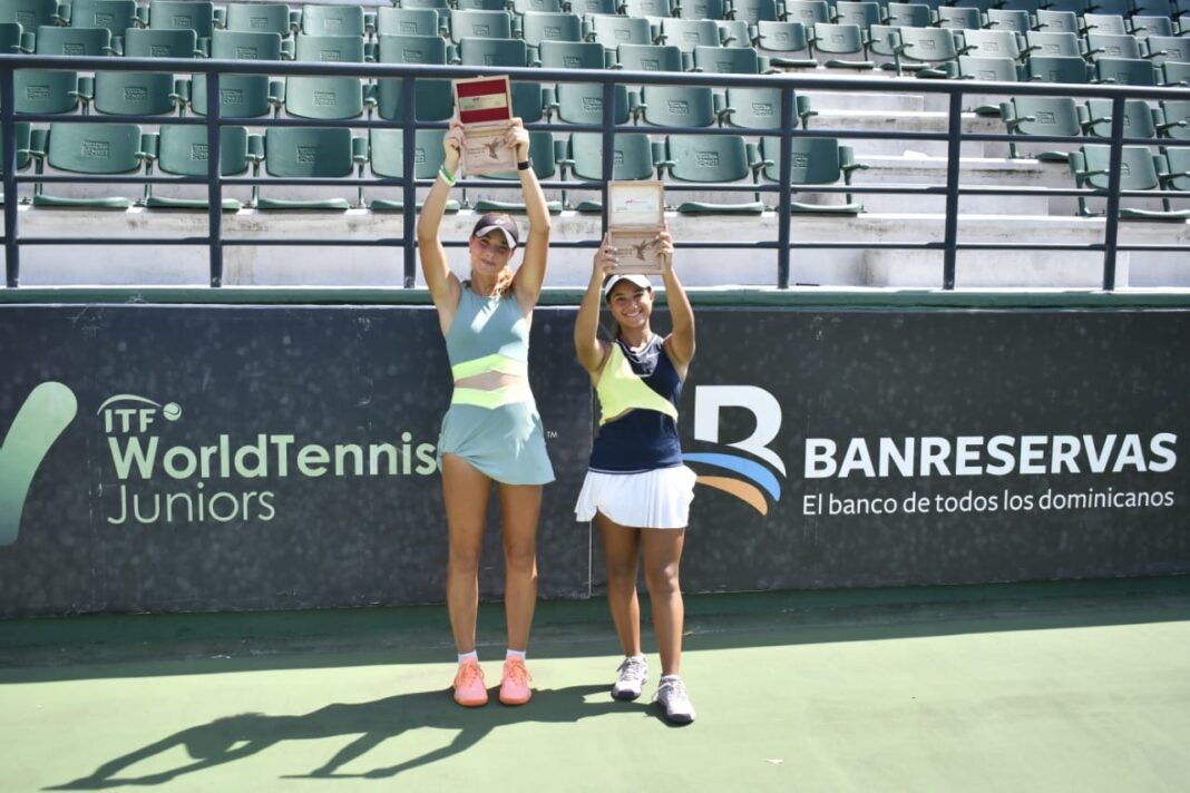 Andrea Landaeta y Alexandra Miroshnichenko, campeonas de dobles