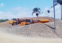 Proedemaren paraliza actividades ilícitas de tres granceras que explotan las arenas en Manoguayabo