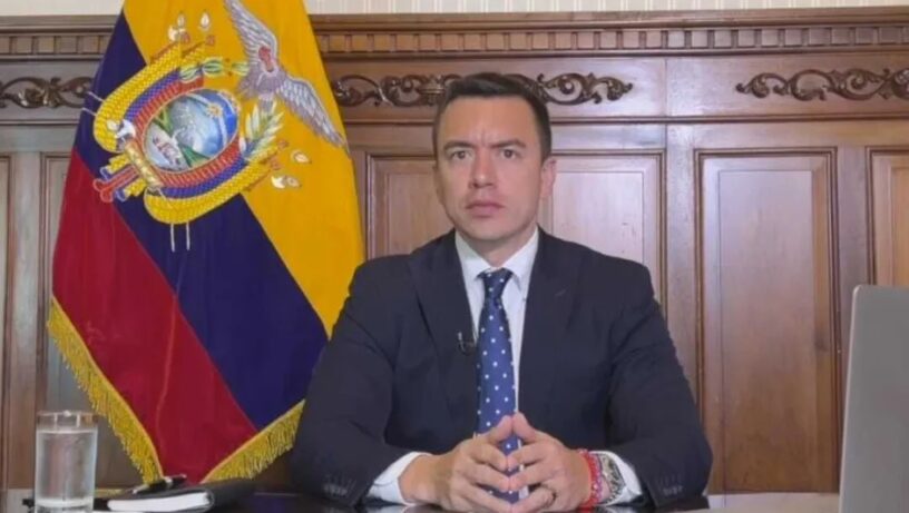 Recibí un país en crisis, dice presidente de Ecuador en su Informe