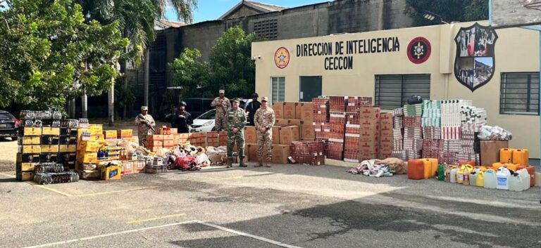 Seguridad fronteriza dominicana confiscó contrabando de más de un millón de cigarros