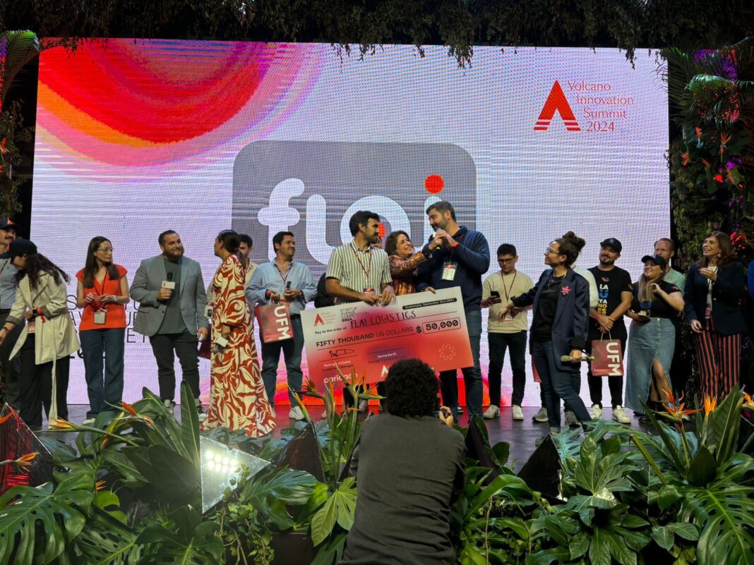 Flai Logistics gana el primer lugar en la competencia de Startups del Volcano Summit 2024