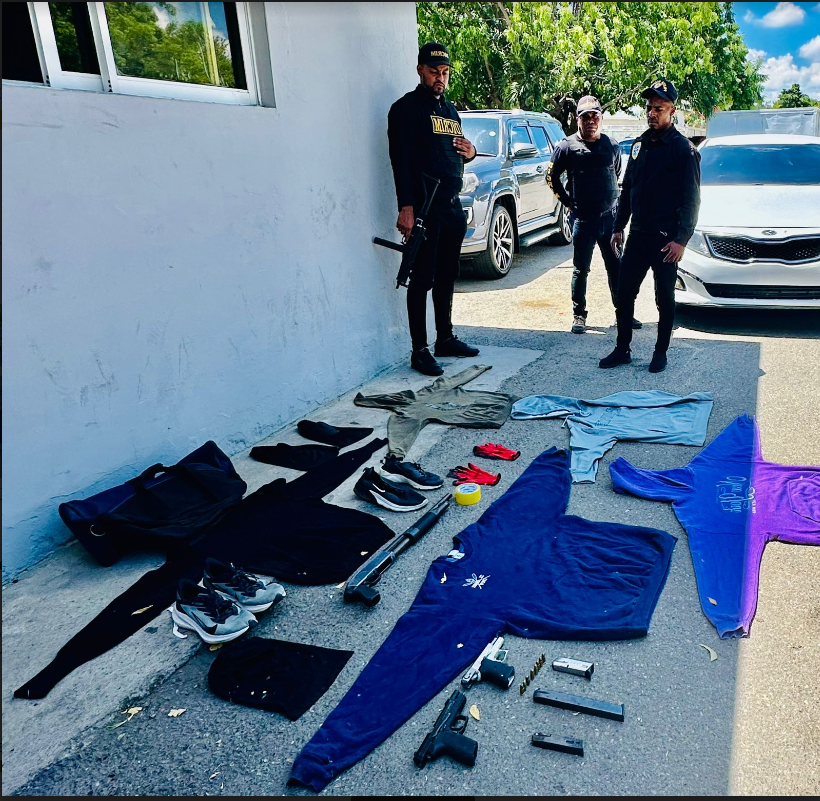 Policía captura a seis hombres señalados como autores del robo de cerca de RD$3 millones a mensajero mediante asalto en Santiago