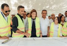 Vicepresidenta Peña y MIVED supervisan avances en construcción de la UASD-Santiago Rodríguez