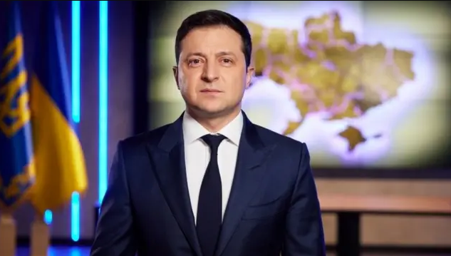 El presidente de Ucrania, Volodymyr Zelensky