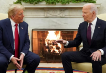 Trump y Biden se reúnen en la Casa Blanca y acuerdan transición pacífica