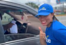 EDEESTE y Cruz Roja Dominicana entregan botiquines de emergencia a vacacionistas en el peaje de Las Américas