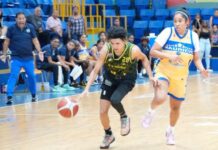 San Carlos supera al Mauricio Báez en inicio serie final torneo basket superior femenino DN