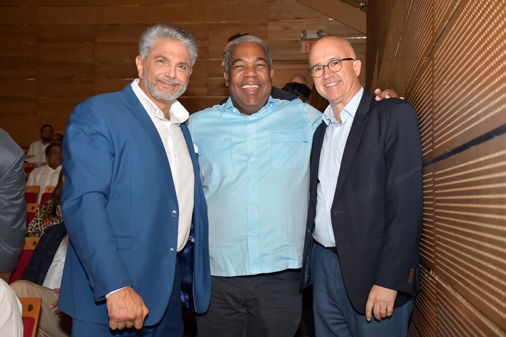 Jesús Yunén, Tony Peña Guaba y Francisco Domínguez Brito