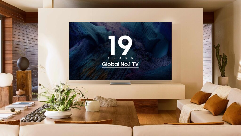 La imagen actual no tiene texto alternativo. El nombre del archivo es: Samsung-TVs-and-Displays-Global-TV-Market-Leader-19-Consecutive-Years-Omdia_dl1-Final-18.jpg