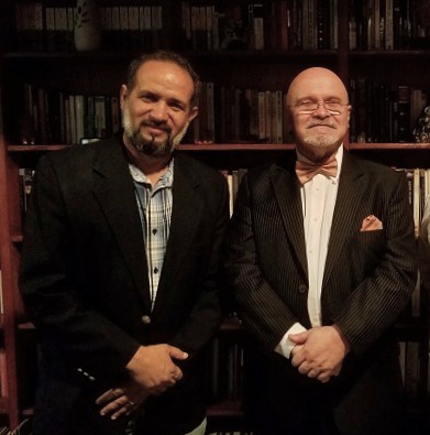 Lic. Dionys Díaz y el Dr. Ángel Luis Fernández