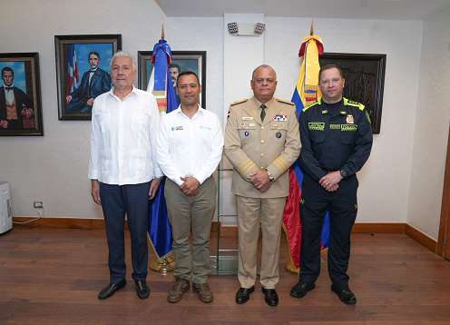 Ministros de Defensa de República Dominicana y Colombia reafirman lazos estratégicos en materia de seguridad y cooperación