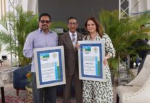 NJ Productora es reconocida a través de los comunicadores Judith Valdez y Nicolás Grullón por ADEPE en su 50 aniversario