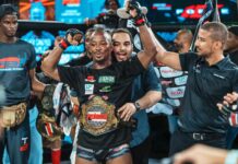 “La Mole” Santos noquea a Santana y retiene título internacional de MMA