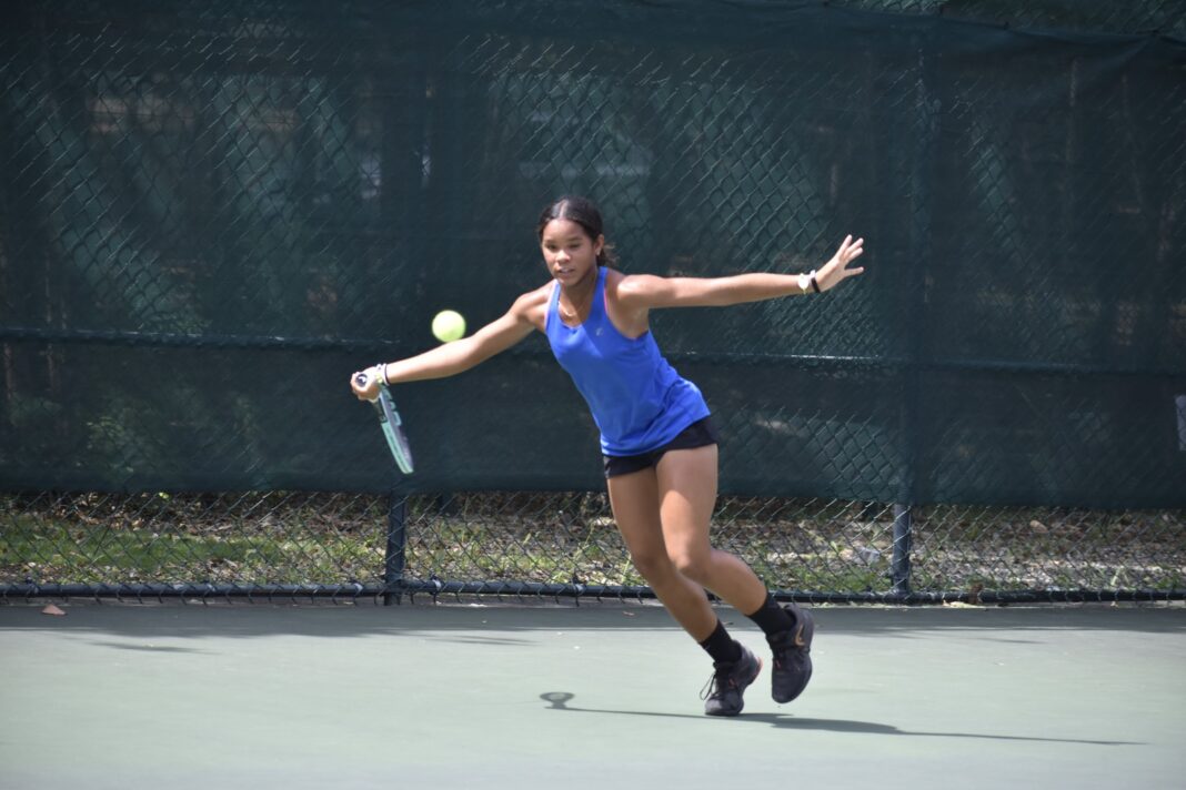 La tenista dominicana Julianny De La Cruz