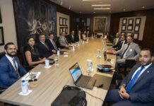 Ejecutivos de Banreservas reciben delegación del FMI