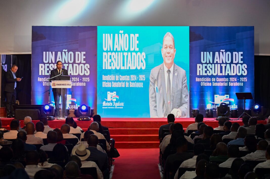 Senador Moisés Ayala rinde cuentas primer año de gestión 2024-2025