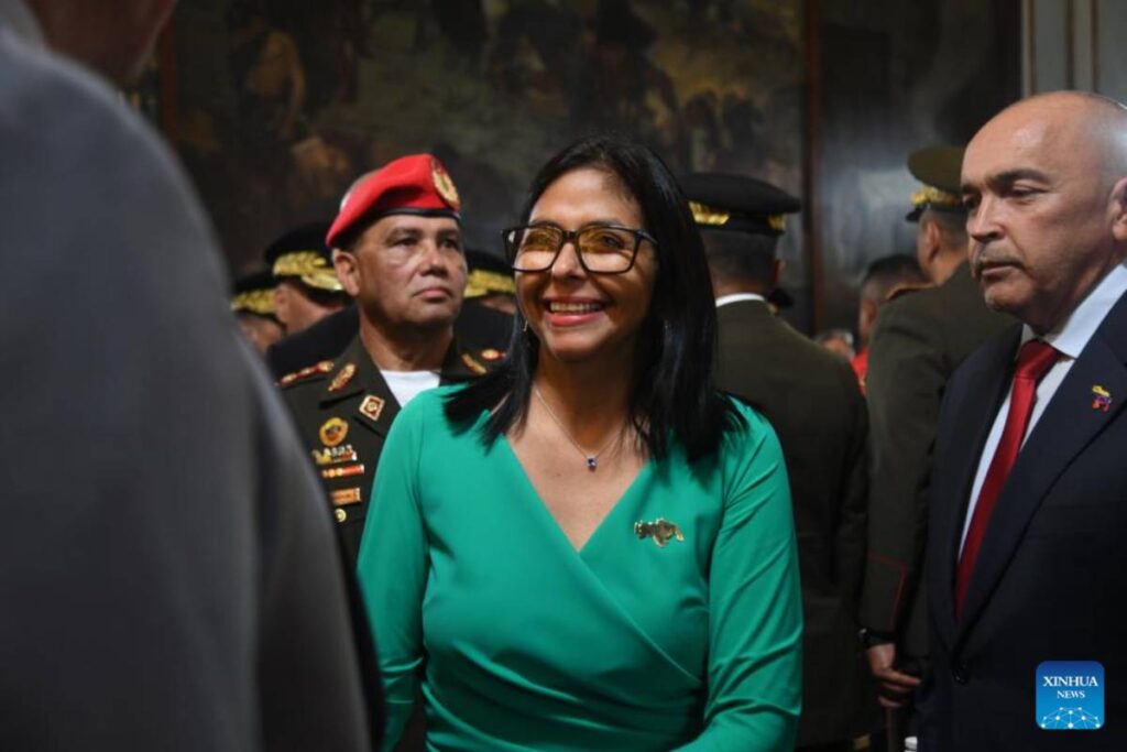 La imagen actual no tiene texto alternativo. El nombre del archivo es: Delcy-Rodriguez-es-investida-como-presidenta-encargada-de-Venezuela.jpg