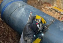 CAASD finaliza labores técnicas en redes agua por construcción paso a desnivel en Plaza de la Bandera