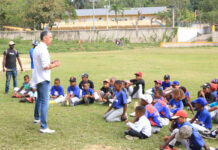 La DCNB realiza amplia jornada de béisbol con niños de la Liga FDP