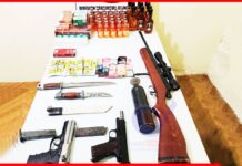 DINTEL, DICRIM y Preventiva realizan operativos conjuntos en Montecristi; ocupan armas, contrabando y detienen a tres personas
