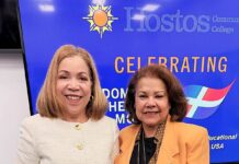 Dominicana Evelyn Herrera es reconocida por Hostos College de la Universidad de Nueva York