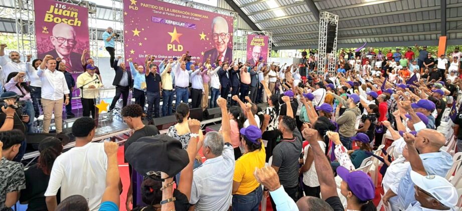 Danilo Medina y Johnny Pujols encabezan Asamblea del PLD en Elías Piña