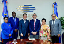 Leonel Fernández recibe en Funglode a Jorge Asjana, candidato a rector de la UASD