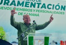 Leonel juramenta en la FP a Miguel Ángel Jazmín “Muñeco”, principal dirigente del PLD en Samaná