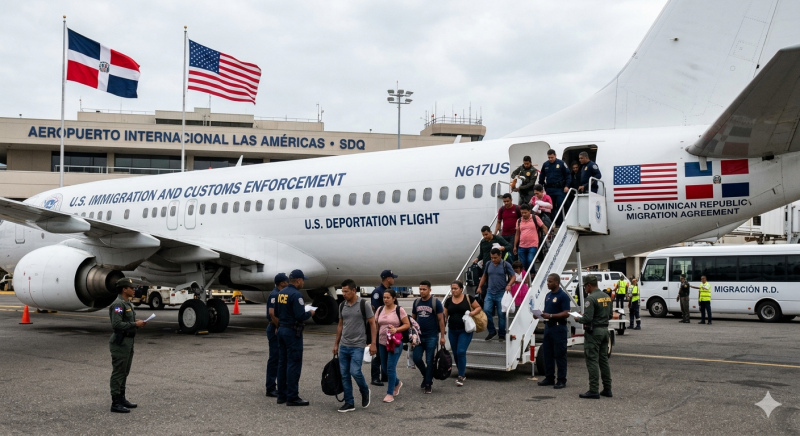 Los gobiernos, como el dominicano, insisten en que la presencia de deportados será de tránsito temporal, mientras la oposición advierte de riesgos a la soberanía.LISTIN DIARIO