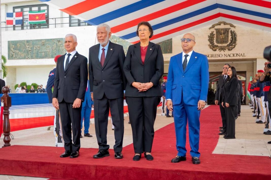 Congreso Nacional recibe presidenta de Surinam, Jennifer Geerlings-Simons