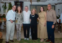 Felipe Vicini y CRESO ofrecen recepción en honor a miembros del Comité Olímpico Internacional