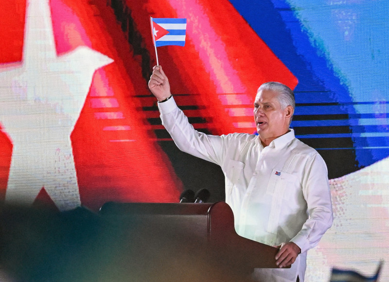 Miguel Díaz-Canel, presidente de Cuba.YAMIL LAGE AFP